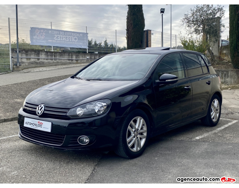 Achat voiture occasion, Auto occasion pas cher | Agence Auto Volkswagen Golf Golf VI 2.0 TDI 110ch FAP Noir Année 2009 Manuelle Diesel